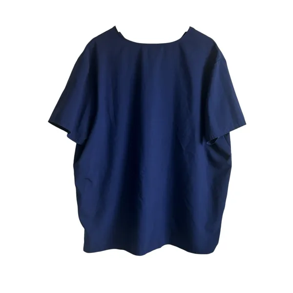 Scrubstar Unisex Minimalist Professional Scrub‎ Top 2XL Indigo V-Neck Utility - Image 2