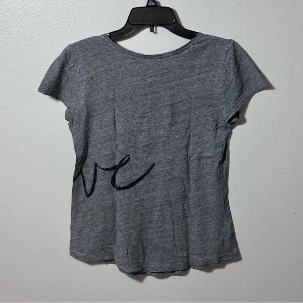 Ann Taylor‎ LOFT Women Gray shirt size small - Image 4
