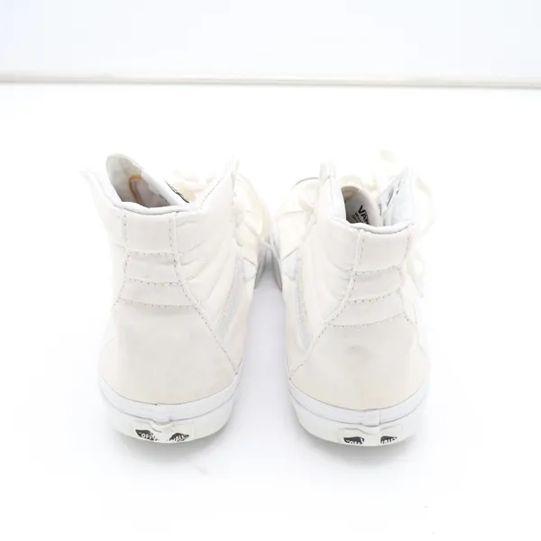 Vans Sk8-Hi High Top Sneakers Off White Canvas Skate Shoes Womens 6.5 - Image 7