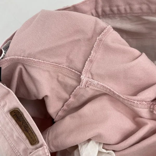 Gloria Vanderbilt Vintage Baby Pink Pastel High Rise Jean Shorts Retro Denim 12 - Image 9