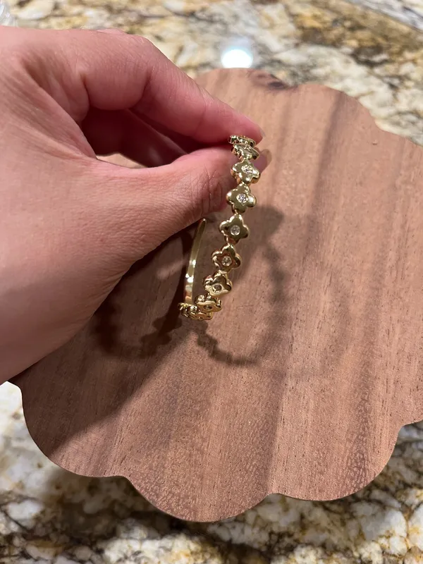 Gold bangle flower - Image 2
