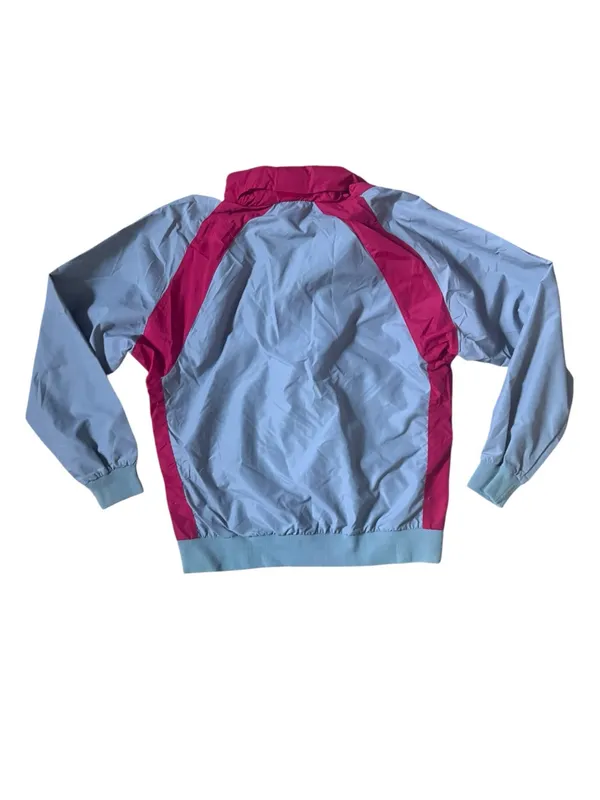 Vintage Lacoste Womens Size Small Gray Red Jacket - Image 2