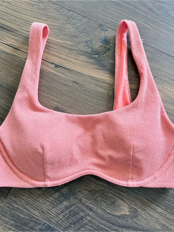PINK Victoria's Secret Coral Tank Bralette - Image 6