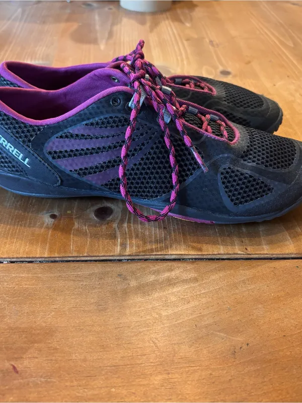 Merrell womens pace glove 2 barefoot trail running shoes purple/black 8.5 - Image 4