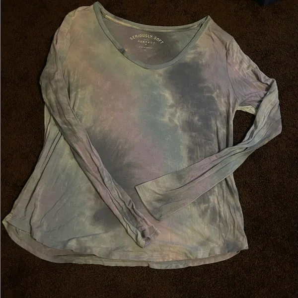 Aeropostale tye dye seriously soft long sleeve shirt L - Image 3
