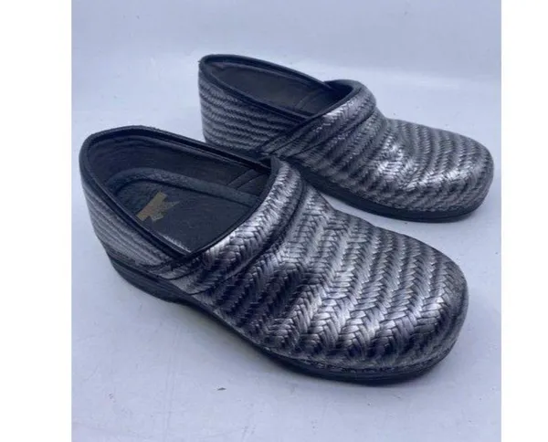 Dansko Black Silver Mulesslides Size Eu - Image 3