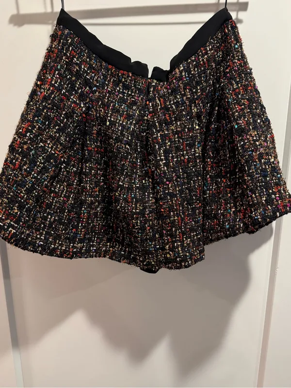 Amanda Uprichard Dixon tweed pleated Mini Skort Size Small‎ - Image 5