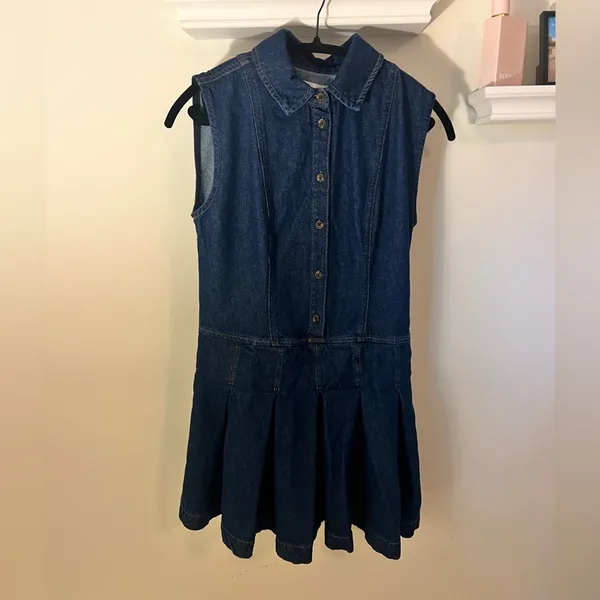 **NWT** Arella Denim Mini Dress from Reformation - Image 6