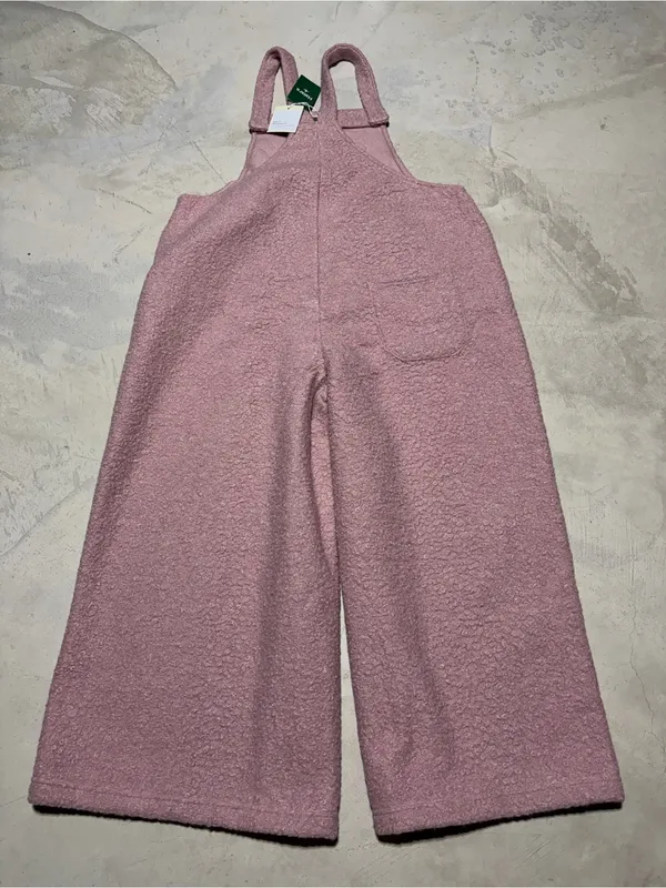 Halara adjustable straps casual teddy Cozy Pink Overalls NWT 1X - Image 12
