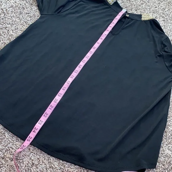 5/$30 🎈 Moa‎ moa women’s XL black collared blouse - Image 8