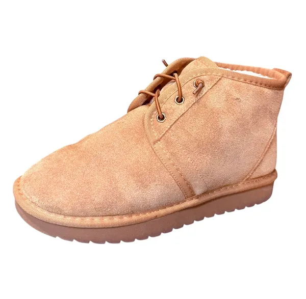 ASPEN HARPER Women’s Genuine Suede Lace-Up Ankle Booties - Image 3