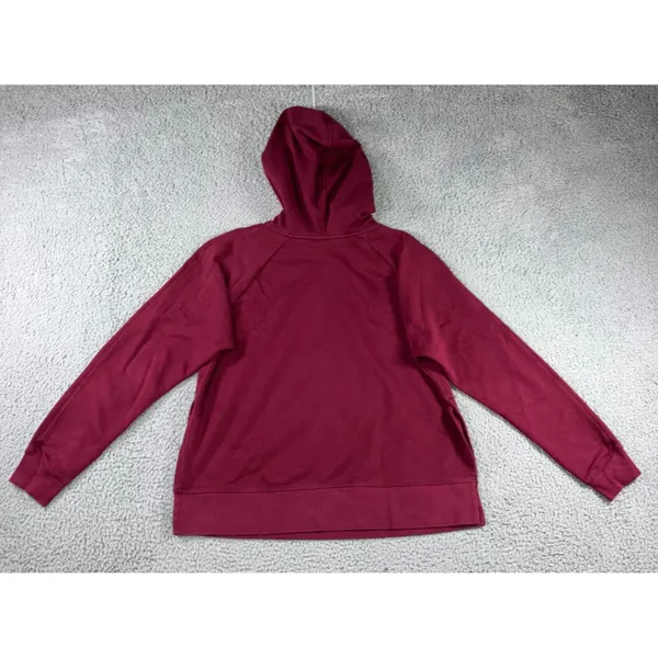Nike Dri-FIT Hoodie‎ Women Medium Sparkle Logo Spell Out Swoosh Active Pullover - Image 2