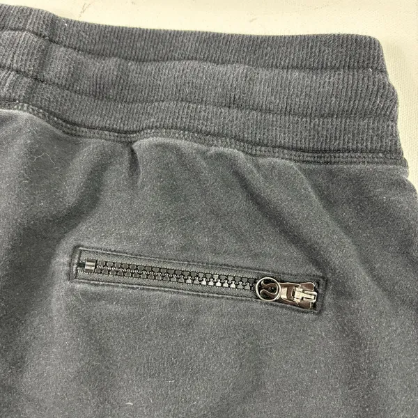 Lululemon Pants Womens 8 Black Jogger Relaxed‎ Fleece Drawstring Zip Pocket - Image 8