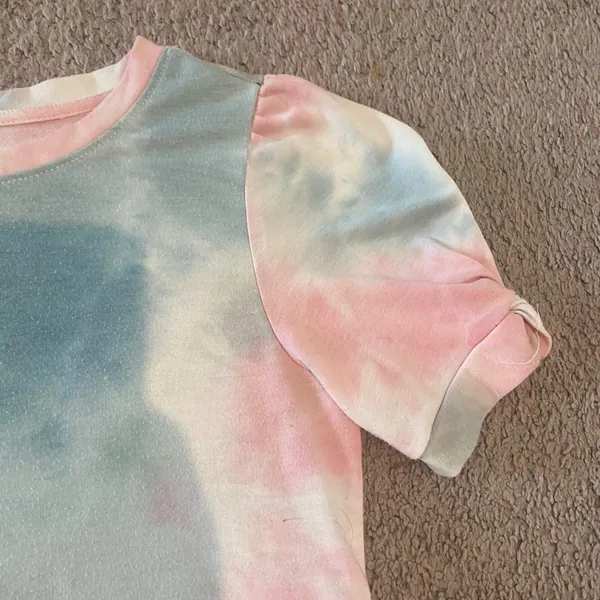 Eyeshadow Women’s TieDye Puffsleeve Dress - Image 5