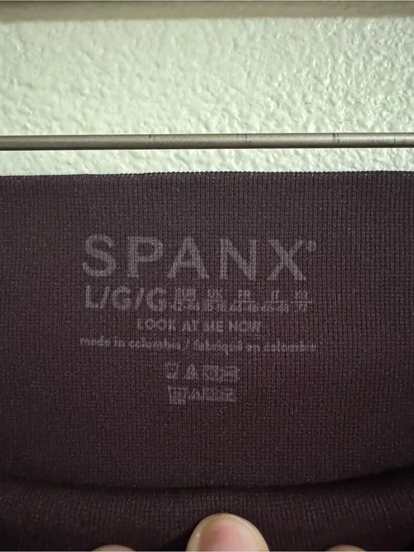 SPANX dark purple seamless shaping leggings - Image 2