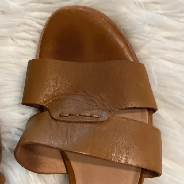 Madewell Sandals Size 7.5 Leather Upper Lining And Sole See All Photos - Image 8