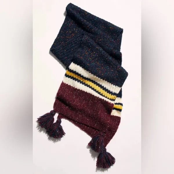 Free People Multicolor Knit Scarf - Image 3