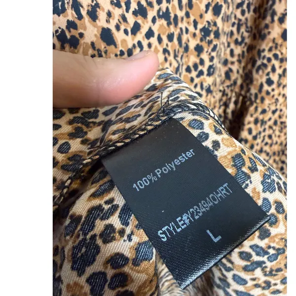 Tuckernuck Pomander Place Kenzo Leopard Print Mini Dress Sz. L - Image 4