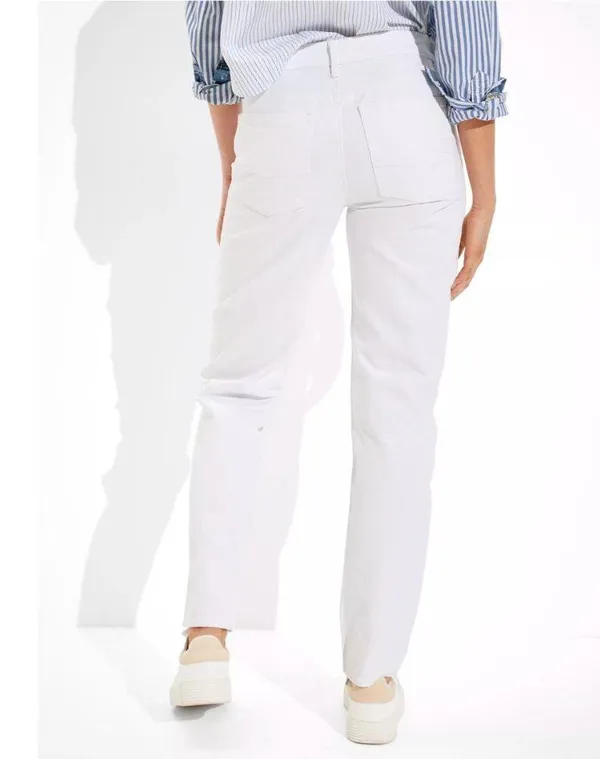 NWOT American Eagle AE '90s Straight Jean white 14 Stretch - Image 2