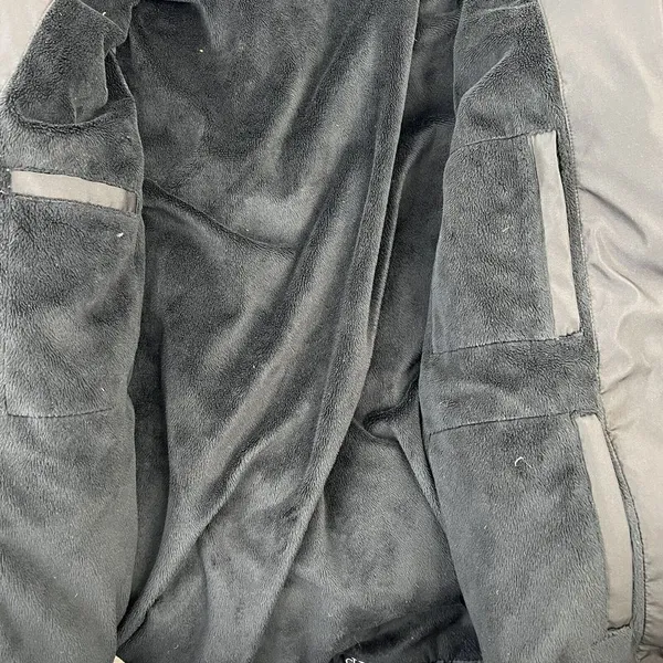 Calvin Klein Size XL Coat Down Puffer Quilted Jacket Black Fleece Lined Full Zip - Image 13