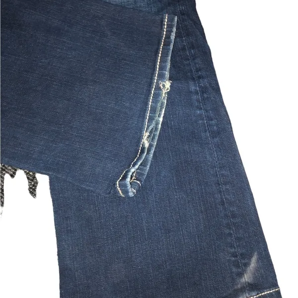 BKE The Buckle Drew Classic Mid Rise Boot Jean Size 28X29 Dark Wash Stretch - Image 4