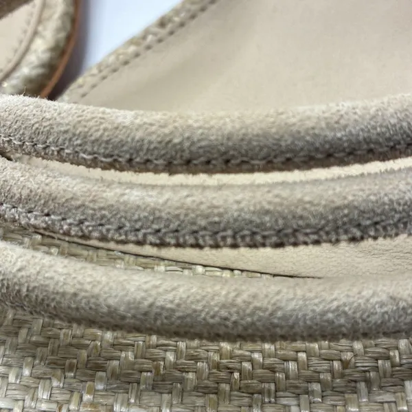 J.McLaughlin Delilah Tan Suede Block Heel Ankle Strap Sandals Women’s 8.5 - Image 2