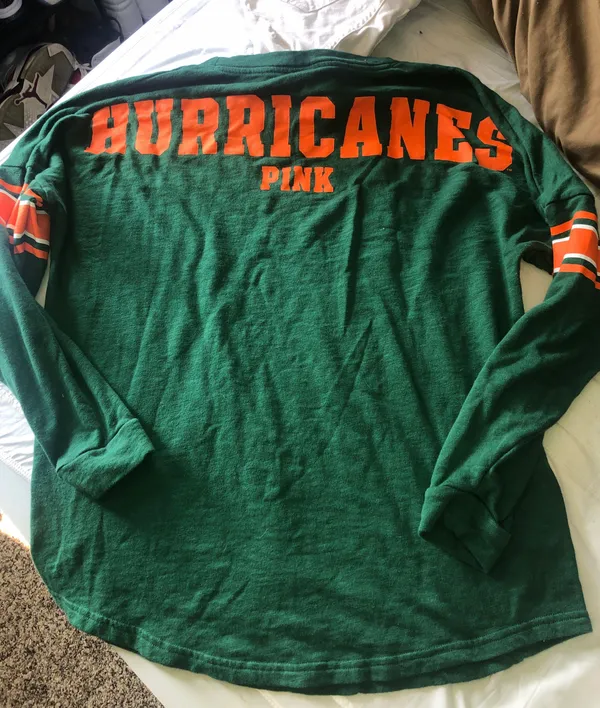 Victoria's Secret Pink Miami Hurricanes Long Sleeve - Image 2