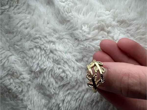 Gold Leaf Wrap Ring - Women Jewelry - Image 6