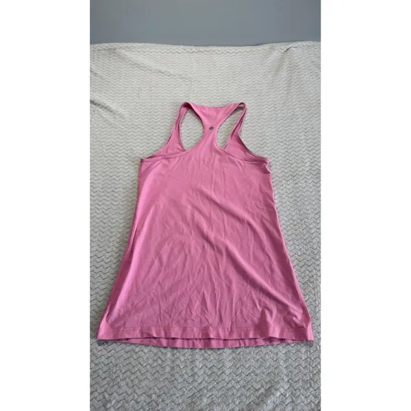 Lululemon Cool Racerback Tank Top Pink Yoga Gym Training Slim Fit Sleeveless - Image 2