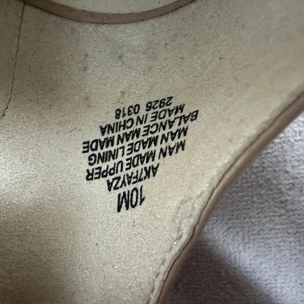 Anne Klein iFlex Women’s Tan Heeled Dress Shoes Size 10M Kitten Heel Slingback - Image 2