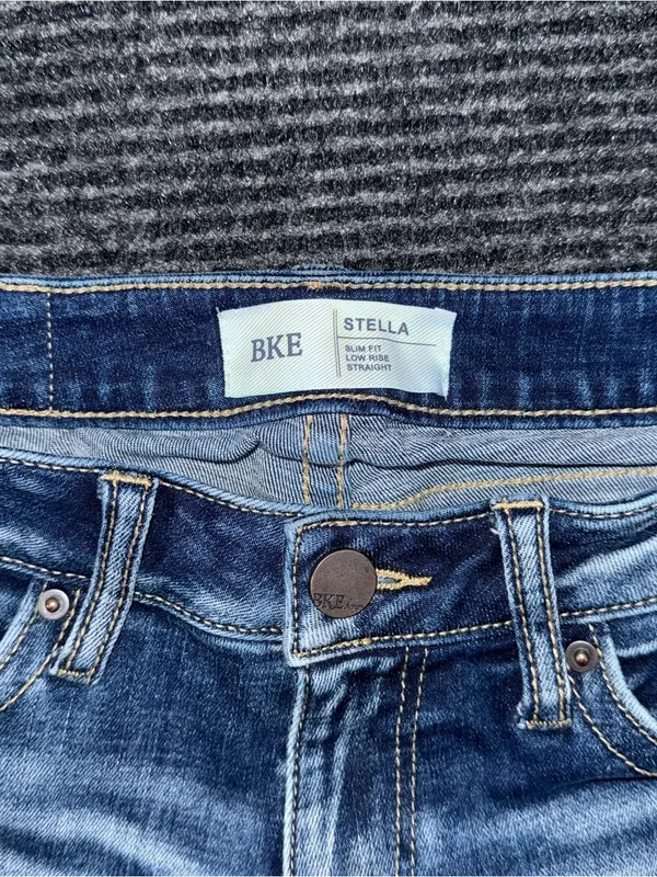 Buckle BKE Stella Slim Fit Low Rise Straight Stretch Jeans Sz 26 x 33 ABK1432 - Image 8