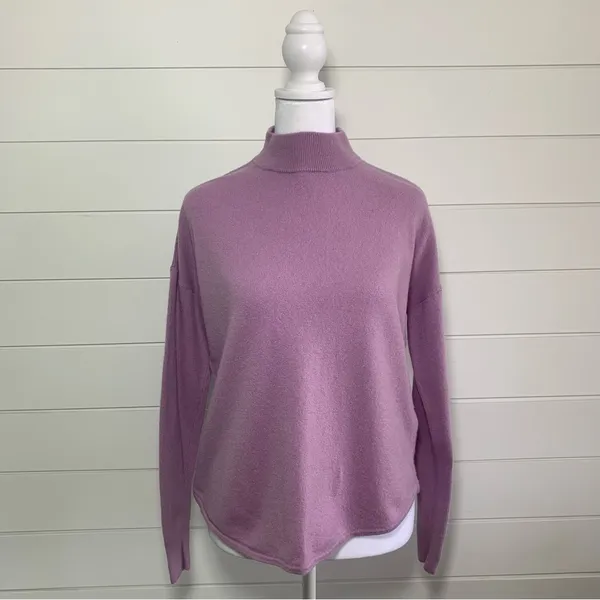 Madewell mock neck long‎ sleeves relaxed soft, size XS Ashbury Mockneck - Image 2