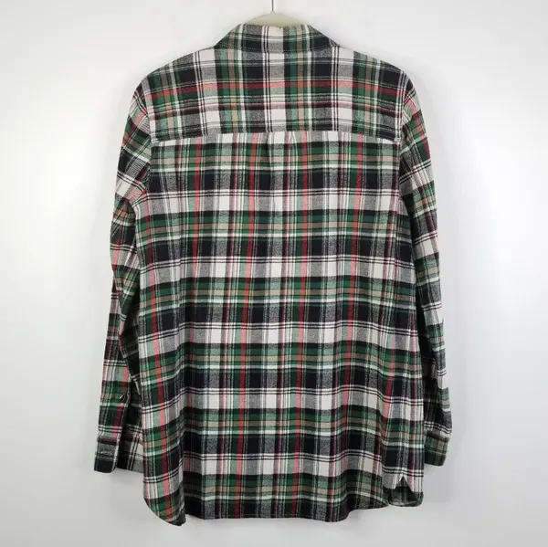Madewell Ex-Boyfriend Flannel Shirt S Plaid - Image 4
