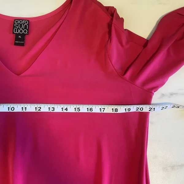 NWT Clara Sun Woo Pink Dress New With Tags Size X-Large Stretch $102 Retail‎ USA - Image 10