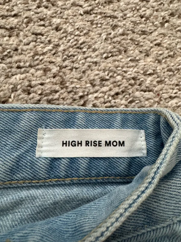Cotton On High-Rise Mom Denim Shorts - Image 3