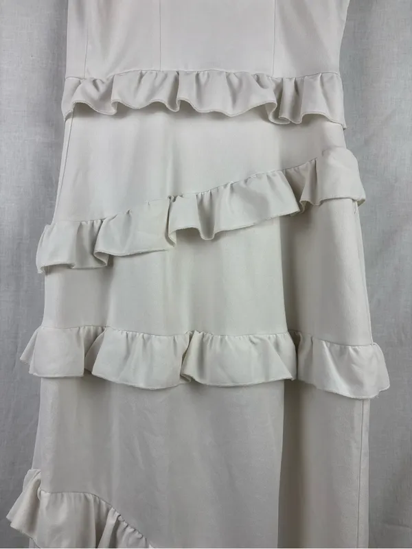 Show Me Your Mumu White Ruffled Greta Dress Size XL - Image 7