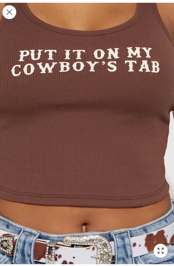 Top, cowboy Brown - Image 3
