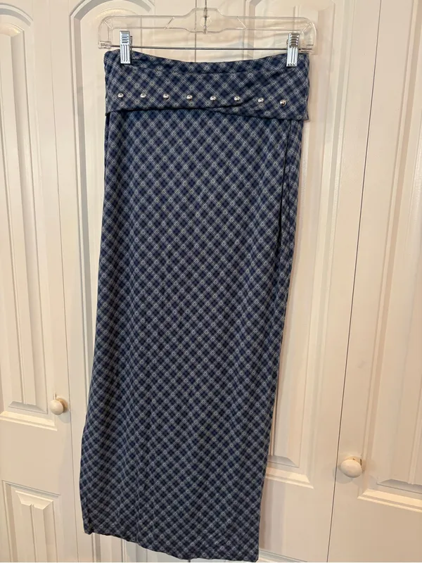 No boundaries blue midi skirt size small - Image 2