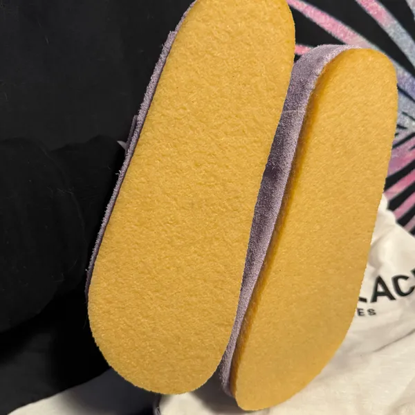 •NEW• BRANDBLACK Suede Clogs Slides Lavender Purple Men’s Size 8 - Image 9