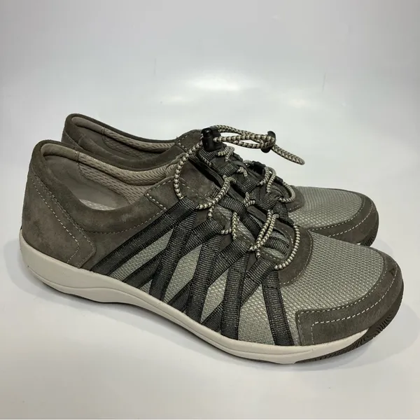 Dansko honor sneakers gray women’s‎ size 38 7.5 casual comfort shoes neutral - Image 2
