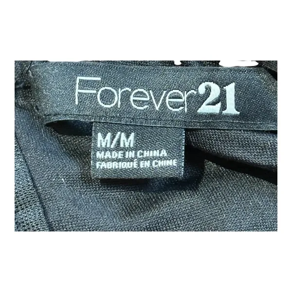 Vintage Forever 21 Black‎ Dress NWT Strapless Flower Y2K 90s Coquette Medium - Image 6