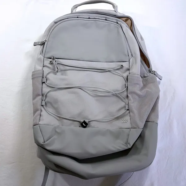 All in Motion Large Gray Bungee Laptop Backpack Active Daypack Bag Laptop Sleeve - Image 9
