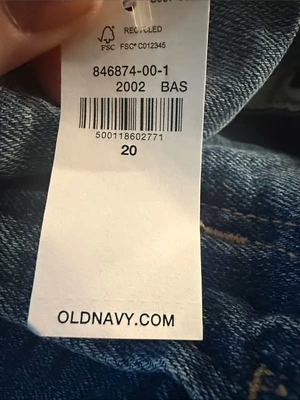 NWT Old Navy high-rise OG loose jeans size 20. - Image 8