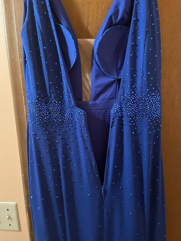 Jovani Royal Blue Gown - Image 9