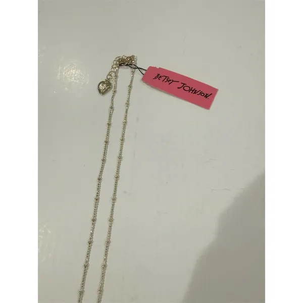Betsey Johnson Christmas Gingerbread cute Pendant Necklace Tree Charm gift - Image 3