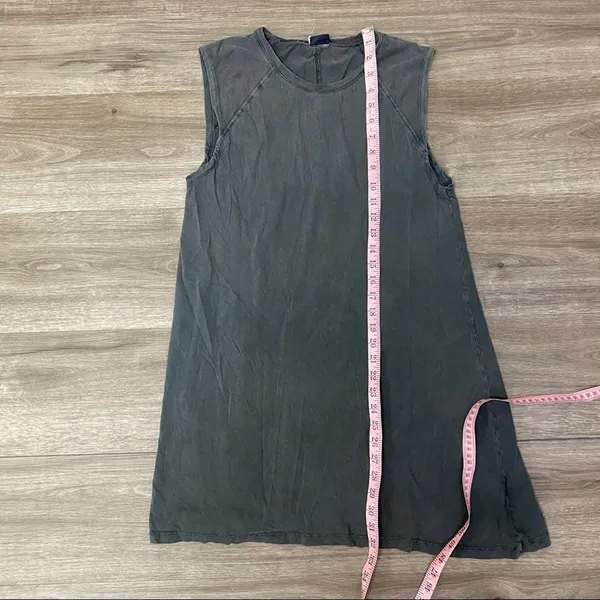 Urban Outfitters Charcoal Faded Sparkle Tank Mini Dress M - Image 4