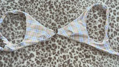 Shein Bikini Set Plaid - Image 3