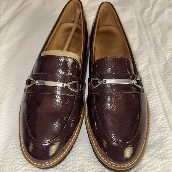 Naturalizer Elin Loafer In Cinnamon Brown Faux Leather Sz 8.5 - Image 2