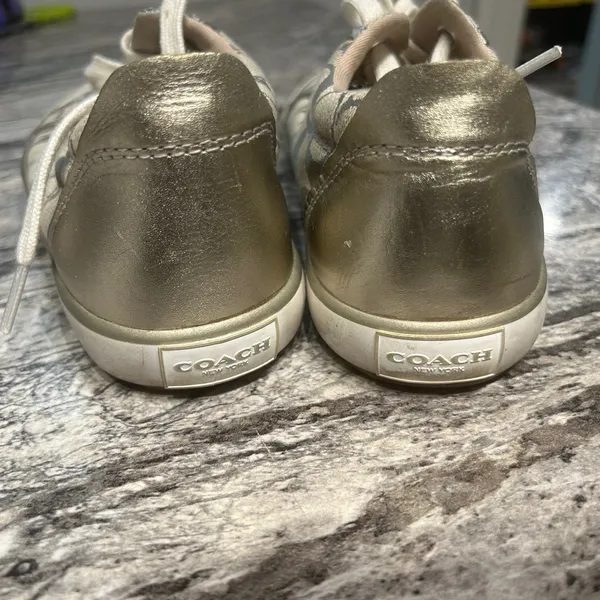 Coach Light Tan Sneakers - Image 3