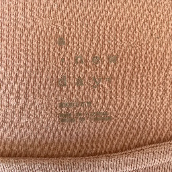 A New Day Women's Tan Top Shirt size M - Image 3